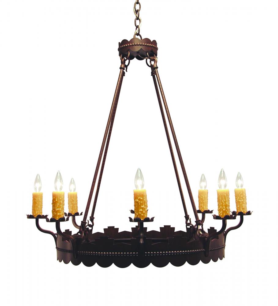 36" Wide Sergio 8 Light Chandelier