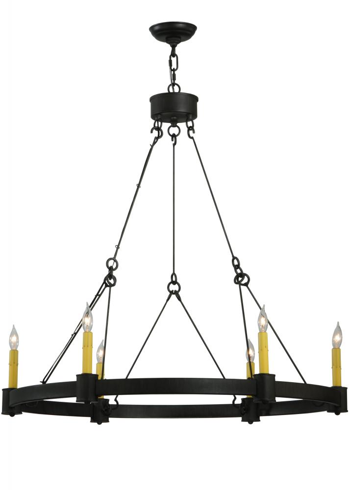 35.75"W Kenosha 6 LT Chandelier