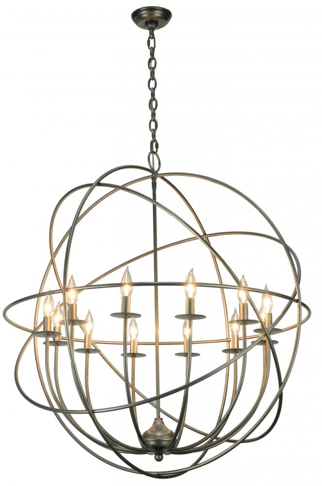 36"W Atom Enerjisi 12 LT Chandelier