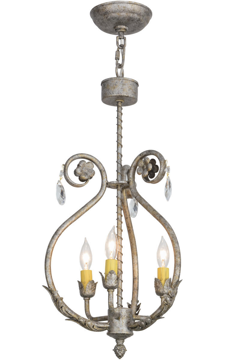 12"W Antonia 3 LT Chandelier