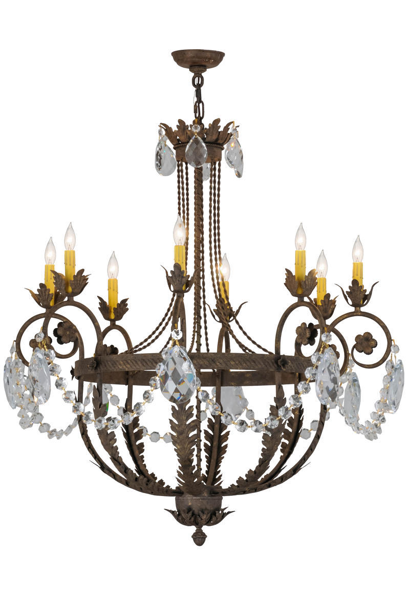 38"W Antonia 8 LT Chandelier