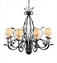 2nd Avenue Designs White 116649 - 36" Wide Bordeaux 8 Light Chandelier