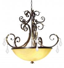 2nd Avenue Designs White 120263 - 43" Wide Serratina Chandelier