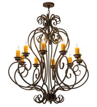 2nd Avenue Designs White 120426 - 42"W Fernando 10 LT Chandelier