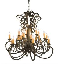 2nd Avenue Designs White 135611 - 48" Wide Serratina Chandelier