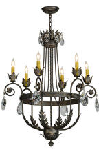 2nd Avenue Designs White 152252 - 26"W Antonia 6 LT Chandelier