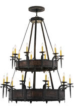 2nd Avenue Designs White 154400 - 48" Wide Costello 20 Light Two Tier Chandelier