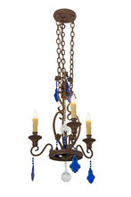 2nd Avenue Designs White 157205 - 20"W Peak 3 LT Chandelier