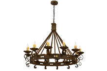 2nd Avenue Designs White 164661 - 48" Wide Goulaine Corde 12 Light Chandelier