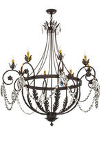 2nd Avenue Designs White 167783 - 45"W Antonia 8 LT Chandelier