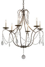 2nd Avenue Designs White 182544 - 31"W Kaitlynn 4 LT Chandelier