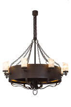 2nd Avenue Designs White 185629 - 54"W Parnella 24 LT Chandelier