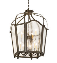 2nd Avenue Designs White 191316 - 33" Wide Citadel 10 Light Pendant