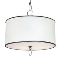 2nd Avenue Designs White 192013 - 24" Wide Cilindro Textrene Pendant