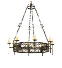 2nd Avenue Designs White 222724 - 48" Wide Toscano 8 Light Chandelier