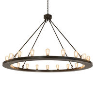 2nd Avenue Designs White 241212 - 60" Wide Loxley 20 Light Chandelier