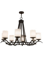 2nd Avenue Designs White 247296 - 48" Wide Octavia 8 Light Chandelier