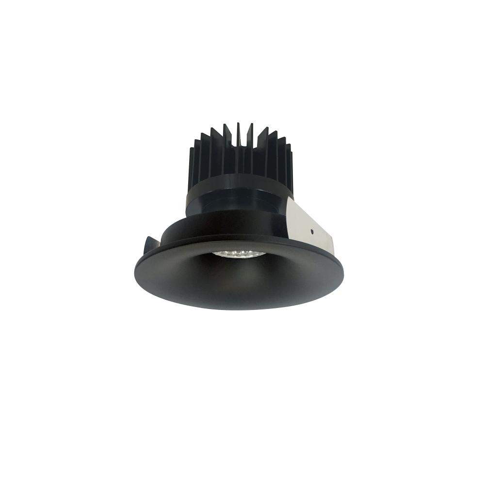 4" Iolite LED Round Bullnose, 1500lm/2000lm/2500lm (varies by housing), 2700K, Black Finish