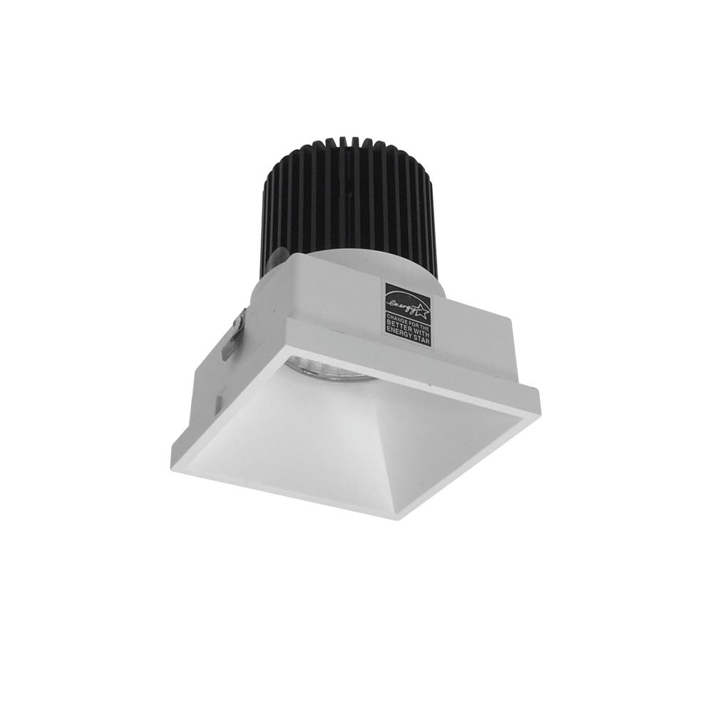 4" Iolite LED Square Trimless Downlight, 800lm / 14W, Comfort Dim, Matte Powder White Finish