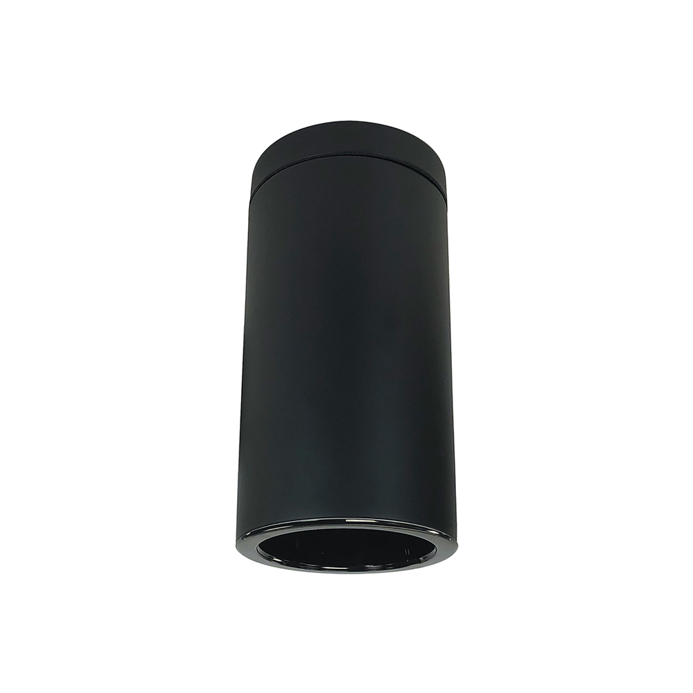 6" Sapphire III Surface Mount Black Cylinder, Pre-Wired for EM Driver, Black Reflector/Black