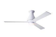 Modern Fan Co. ALT-FM-GW-42-AL-271-004 - Altus Flush Fan; Gloss White Finish; 42" Aluminum Blades; 17W LED; Fan Speed and Light Control (