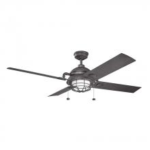 Kichler 310136DBK - Maor Patio LED 65" Fan Distressed Black