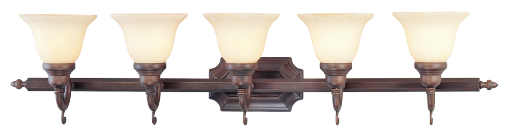 5 Light Imperial Bronze Bath Light