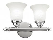 Livex Lighting 1062-05 - 2 Light Polished Chrome Bath Light