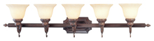 Livex Lighting 1195-58 - 5 Light Imperial Bronze Bath Light