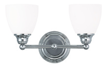 Livex Lighting 13662-05 - 2 Light Polished Chrome Bath Light