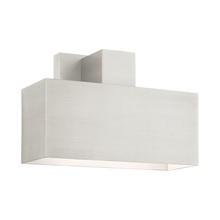 Livex Lighting 22423-91 - 1 Lt Brushed Nickel Outdoor ADA Wall Sconce