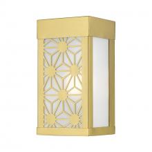 Livex Lighting 24321-32 - 1 Light Satin Gold Outdoor ADA Small Sconce