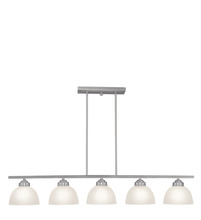 Livex Lighting 4227-91 - 5 Light Brushed Nickel Island