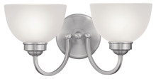 Livex Lighting 4232-91 - 2 Light Brushed Nickel Bath Light