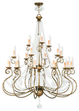 Livex Lighting 51919-36 - 21 Light EB Foyer Chandelier