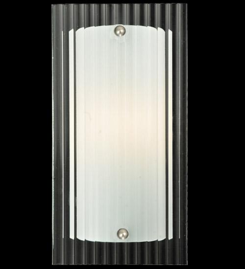 6"W Metro Fluted Quadrato LED Wall Sconce