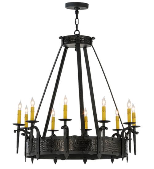 35"W Costello 10 LT Chandelier