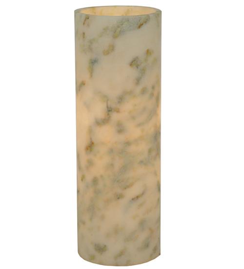 3.4"W Cylindre Light Green Jadestone Shade