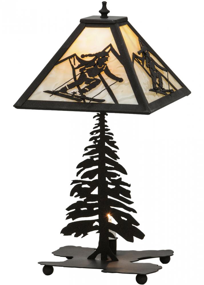 22"H Alpine W/Lighted Base Table Lamp