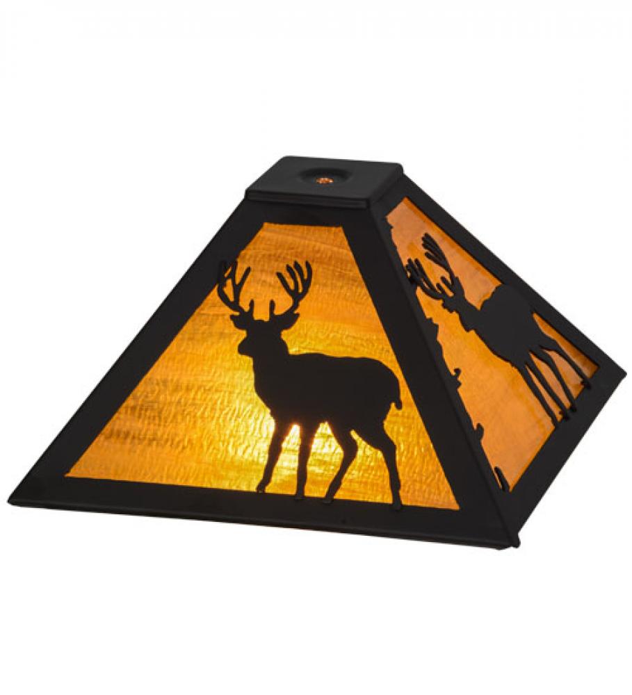 11.5"Sq Placid Deer Shade