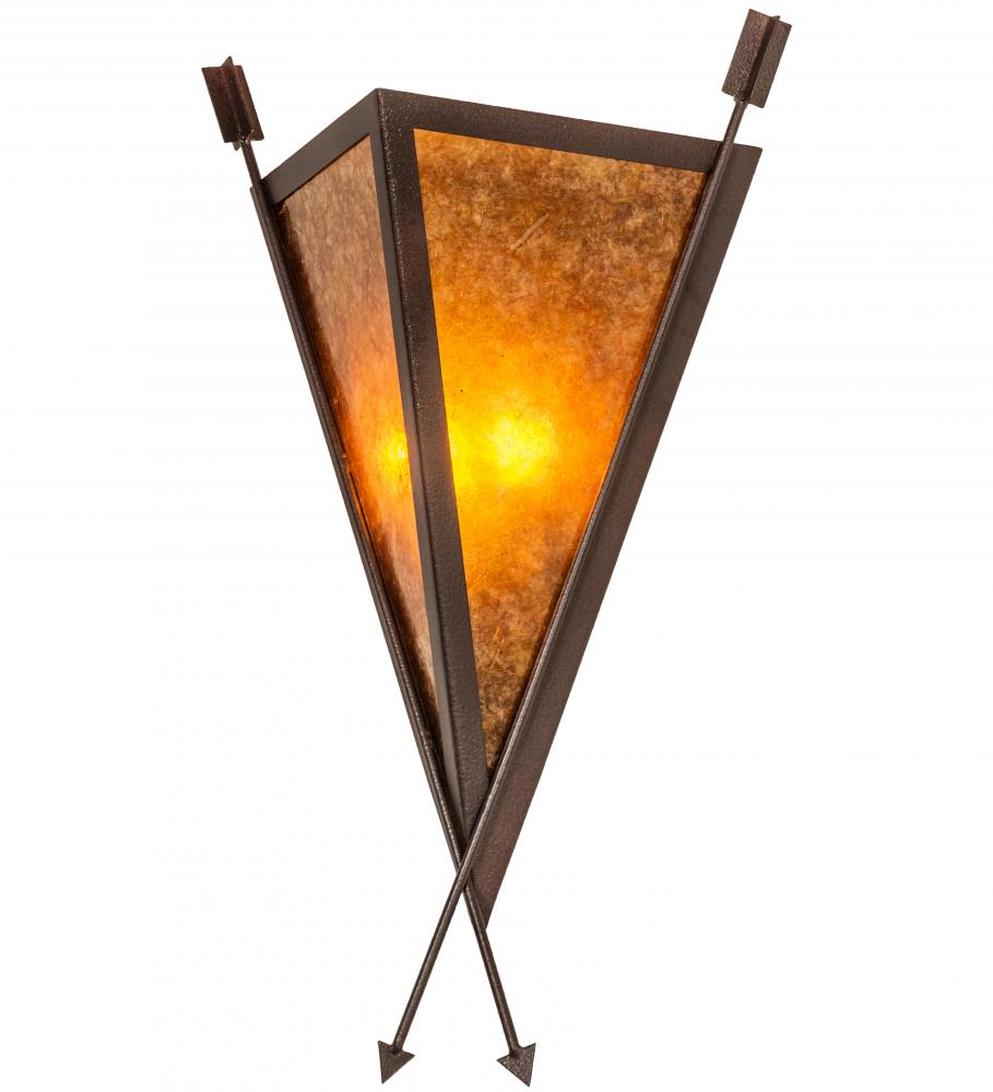 15" Wide Desert Arrow Wall Sconce