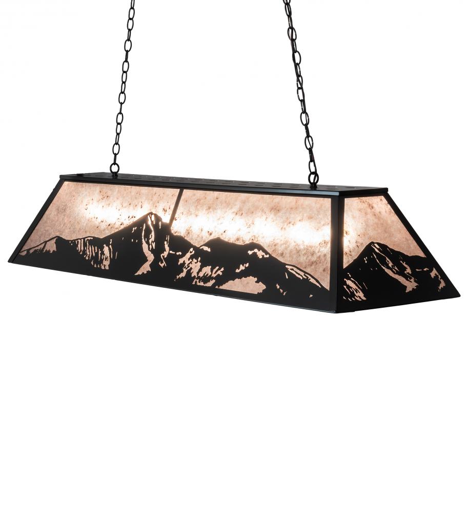 61" Long Mountain Range Oblong Pendant