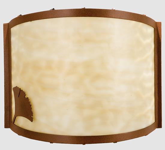 12"W Ginkgo Wall Sconce