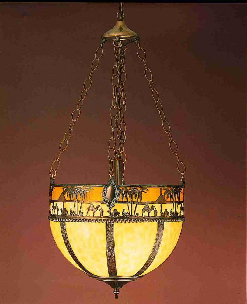 16" Wide Camel Basket Inverted Pendant