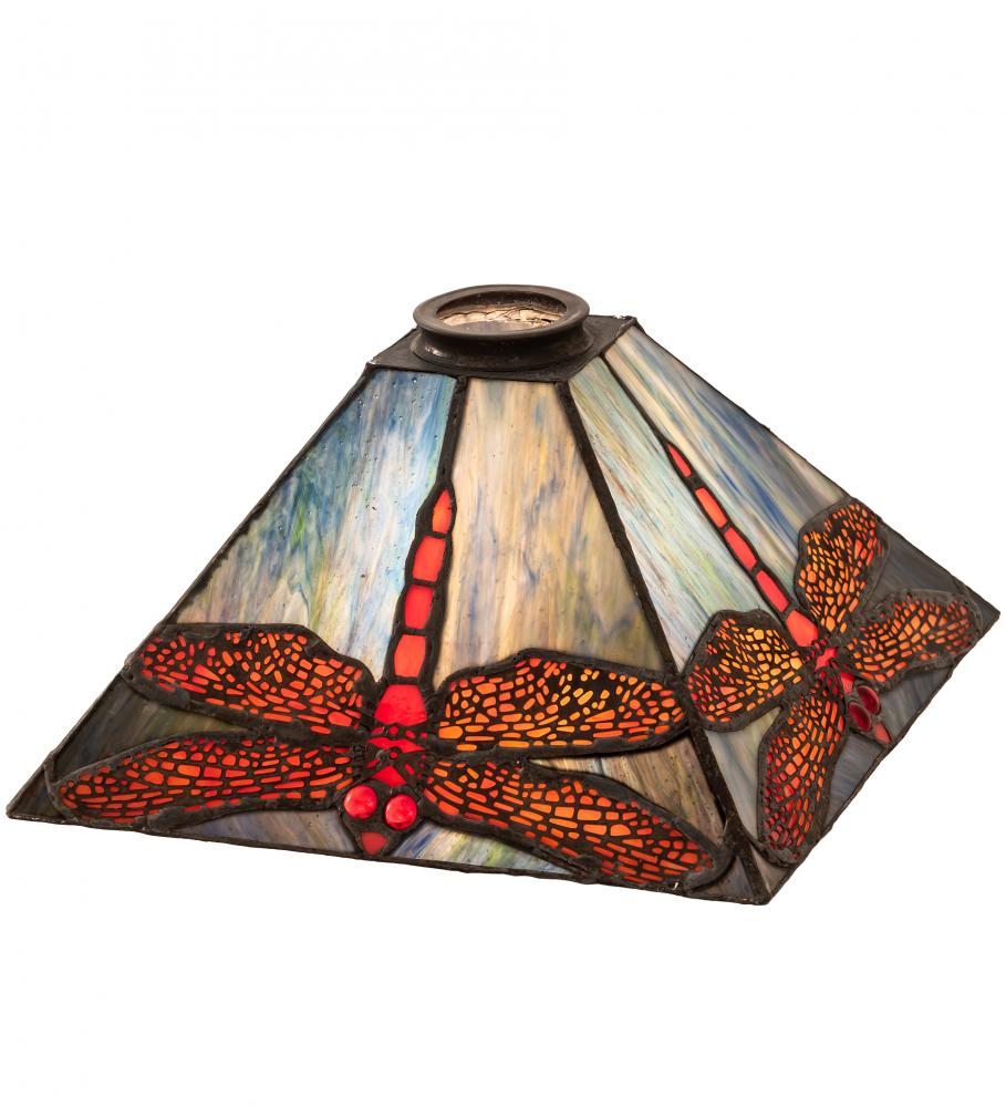 10" Square Prairie Dragonfly Shade