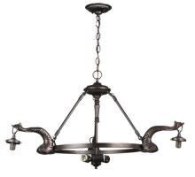 Meyda Blue 110426 - 36"W Leaping Trout 3 Arm Chandelier