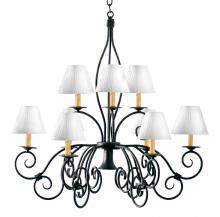 Meyda Blue 120350 - 26" Wide Grace 10 Light Two Tier Chandelier