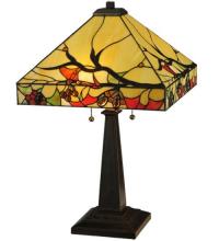 Meyda Blue 131507 - 25"H Woodland Berries Table Lamp