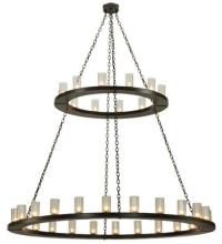 Meyda Blue 136074 - 42"W Loxley 12 LT Chandelier