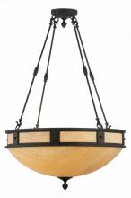 Meyda Blue 142727 - 28" Wide Capella Inverted Pendant